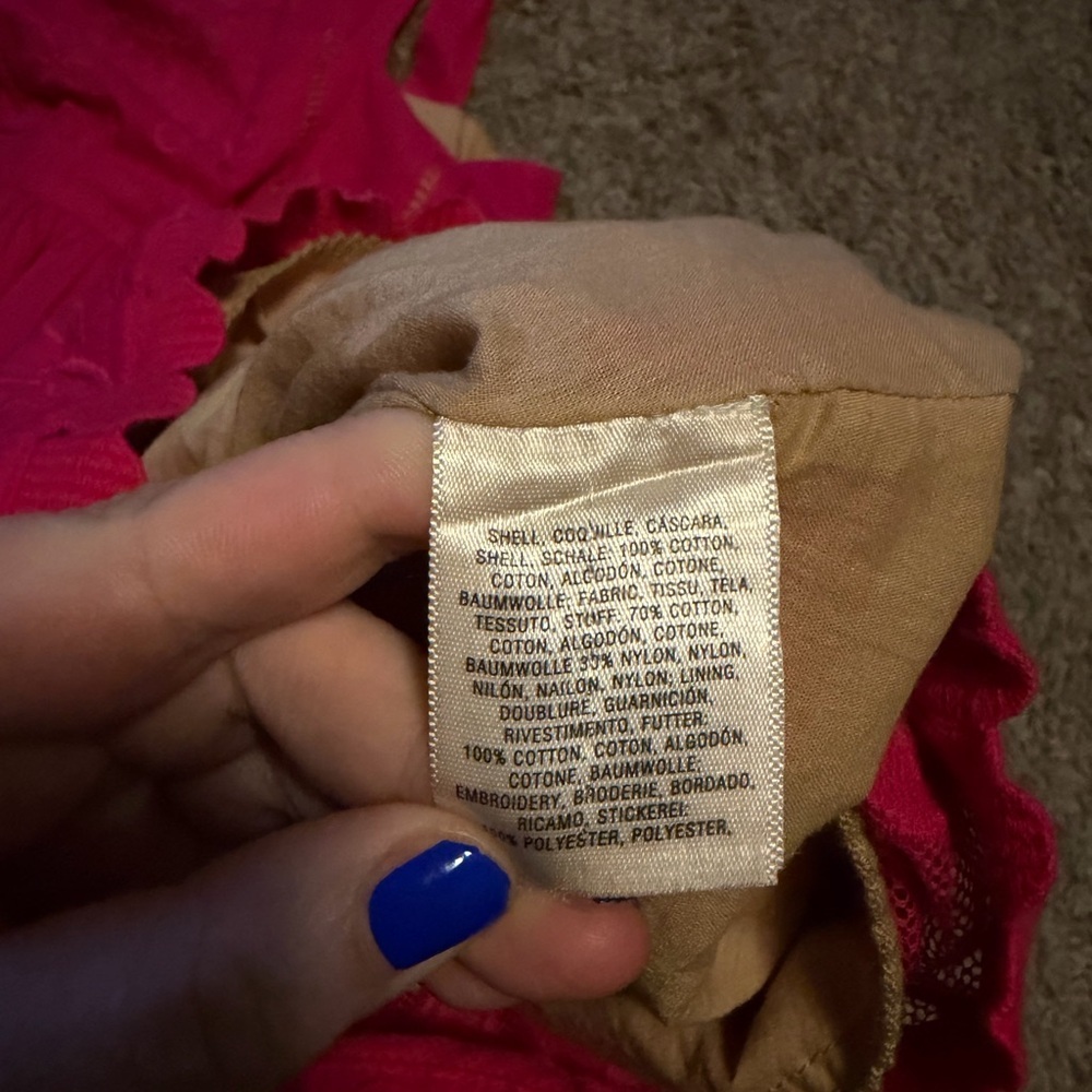 Anthropologie Moulinette Soeurs Dress Womens 8 Rose Pink Sierra Rhododendron - Picture 4 of 12